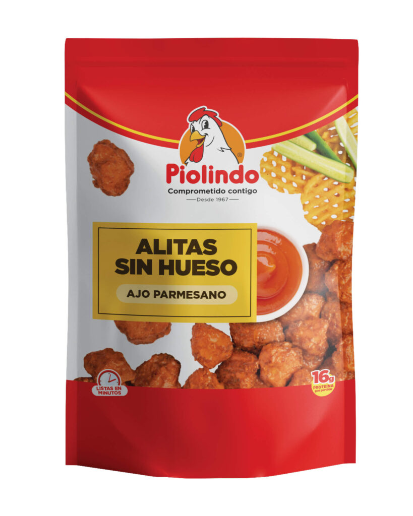 Alitas sin Hueso – Ajo Parmesano